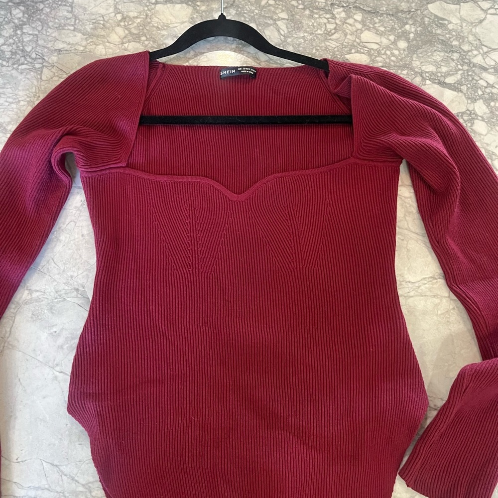 Purple stretching material top size L